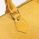 LOUIS VUITTON Epi Speedy 25 Hand Bag Tassili Yellow M43019 LV Auth 202095V-19