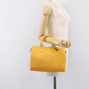 LOUIS VUITTON Epi Speedy 25 Hand Bag Tassili Yellow M43019 LV Auth 202095V-24