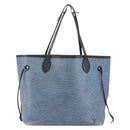 LOUIS VUITTON Epi Denim Neverfull MM Tote Bag Blue M51053 LV Auth 202097-2
