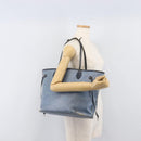 LOUIS VUITTON Epi Denim Neverfull MM Tote Bag Blue M51053 LV Auth 202097-23