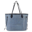 LOUIS VUITTON Epi Denim Neverfull MM Tote Bag Blue M51053 LV Auth 202097-3