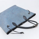 LOUIS VUITTON Epi Denim Neverfull MM Tote Bag Blue M51053 LV Auth 202097-7