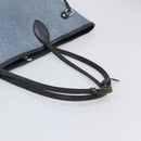 LOUIS VUITTON Epi Denim Neverfull MM Tote Bag Blue M51053 LV Auth 202097-8