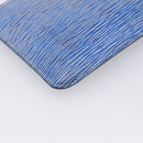 LOUIS VUITTON Epi Denim Neverfull MM Pouch Blue LV Auth 202098A-17