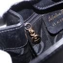 Salvatore Ferragamo Gancini Shoulder Bag Leather Black Gold Tone Auth 202100-19