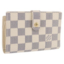LOUIS VUITTON Damier Azur Portefeuille Viennois Wallet N61676 LV Auth 202105V-1