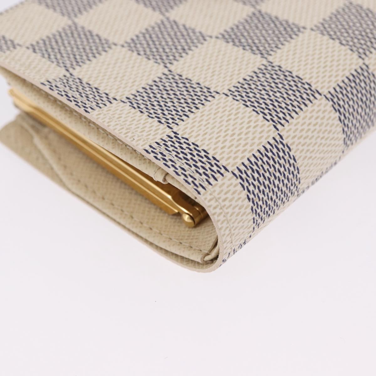 LOUIS VUITTON Damier Azur Portefeuille Viennois Wallet N61676 LV 
