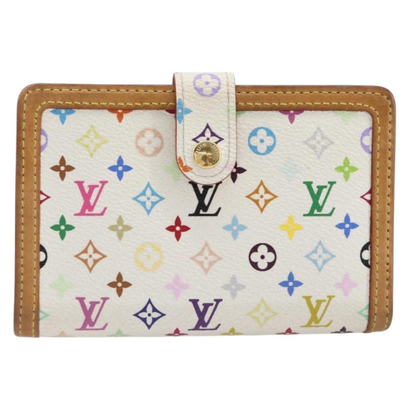 LOUIS VUITTON Monogram Multicolor Portefeuille Viennois M92987 LV Auth 202106