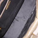Miu Miu Vitellolux Hand Bag Leather 2way Beige Gold Tone Auth 202110V-11