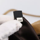 Miu Miu Vitellolux Matelasse Hand Bag Leather 2way Brown Gold Tone Auth 202111V-12