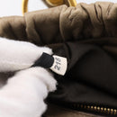 Miu Miu Vitellolux Hand Bag Leather 2way Beige Gold Tone Auth 202112A-12