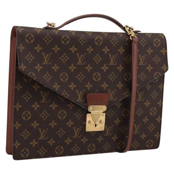 LOUIS VUITTON Monogram Porte Documents Bandouliere Bag M53338 LV Auth 202113A