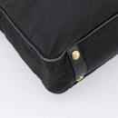PRADA Hand Bag Nylon 2way Black Gold Tone Auth 202114-17