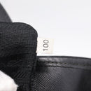 PRADA Hand Bag Nylon 2way Black Gold Tone Auth 202114-12