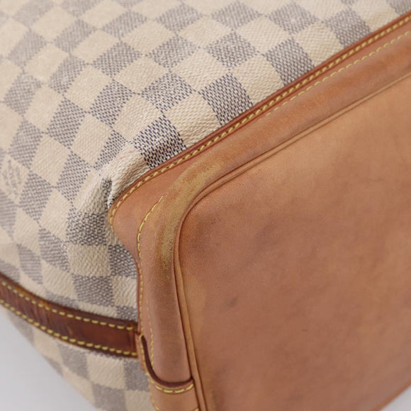 LOUIS VUITTON Damier Azur Noe Shoulder Bag N42222 LV Auth 202115