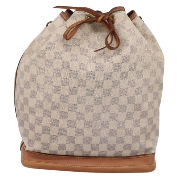 LOUIS VUITTON Damier Azur Noe Shoulder Bag N42222 LV Auth 202115