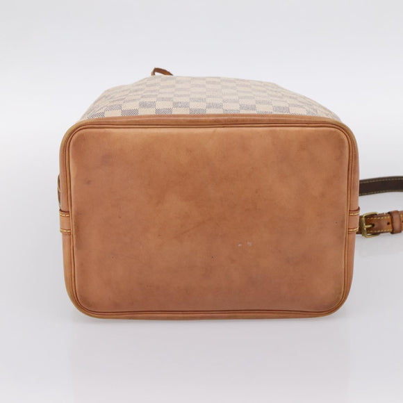 LOUIS VUITTON Damier Azur Noe Shoulder Bag N42222 LV Auth 202115