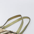 GUCCI GG Canvas Tote Bag Beige Gold Tone 137396 Auth 202117-8