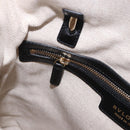 BVLGARI Hand Bag Canvas 2way Beige Gold Tone Auth 202121A-26