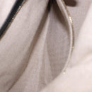 BVLGARI Hand Bag Canvas 2way Beige Gold Tone Auth 202121A-27