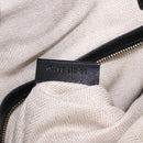 BVLGARI Hand Bag Canvas 2way Beige Gold Tone Auth 202121A-12