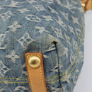 LOUIS VUITTON Monogram Denim Buggy PM Shoulder Bag Blue M95049 LV Auth 202125V-17