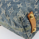 LOUIS VUITTON Monogram Denim Buggy PM Shoulder Bag Blue M95049 LV Auth 202125V-18
