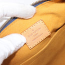 LOUIS VUITTON Monogram Denim Buggy PM Shoulder Bag Blue M95049 LV Auth 202125V-10