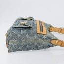 LOUIS VUITTON Monogram Denim Buggy PM Shoulder Bag Blue M95049 LV Auth 202125V-3