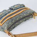 LOUIS VUITTON Monogram Denim Buggy PM Shoulder Bag Blue M95049 LV Auth 202125V-6