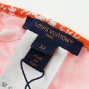 LOUIS VUITTON Swimwear Bikini Polyester Orange White LV Auth 202126M-17