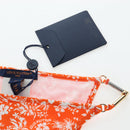 LOUIS VUITTON Swimwear Bikini Polyester Orange White LV Auth 202126M-27