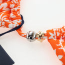 LOUIS VUITTON Swimwear Bikini Polyester Orange White LV Auth 202126M-7