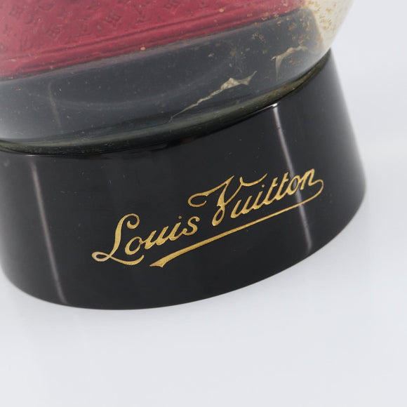 LOUIS VUITTON Alma Snow Globe Glass Red Clear LV Auth 202128