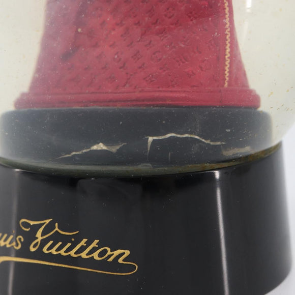 LOUIS VUITTON Alma Snow Globe Glass Red Clear LV Auth 202128