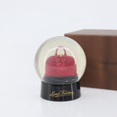 LOUIS VUITTON Alma Snow Globe Glass Red Clear LV Auth 202128-12