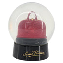 LOUIS VUITTON Alma Snow Globe Glass Red Clear LV Auth 202128-13