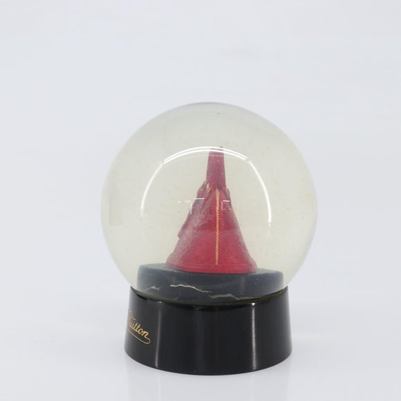 LOUIS VUITTON Alma Snow Globe Glass Red Clear LV Auth 202128
