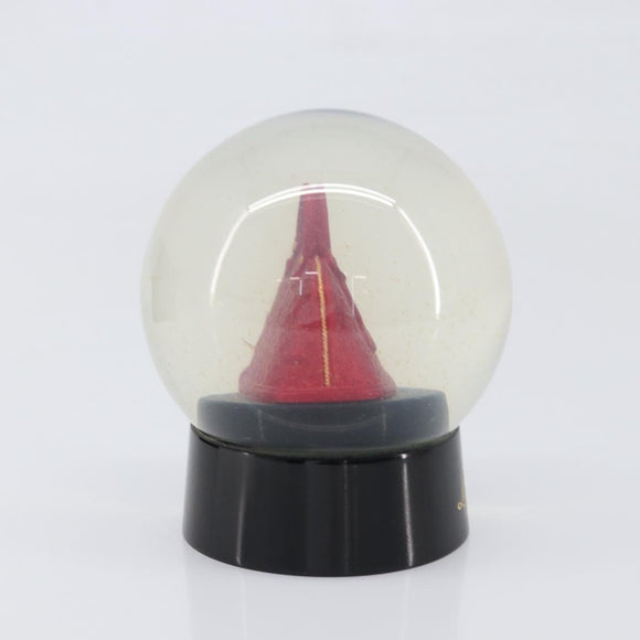 LOUIS VUITTON Alma Snow Globe Glass Red Clear LV Auth 202128