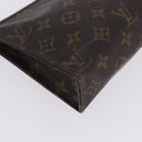 LOUIS VUITTON Monogram Cosmetic Pouch Clutch Bag 3 Set LV Auth 202129-23