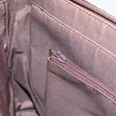 BURBERRY Nova Check Hand Bag Canvas Beige Silver Auth 202135-20