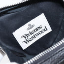 Vivienne Westwood Shoulder Bag Leather Black Silver Auth 202138V-10
