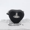 Vivienne Westwood Shoulder Bag Leather Black Silver Auth 202138V-12