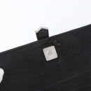 FENDI Chain Shoulder Bag Leather Black Silver 8M0346 Auth 202140-19