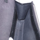FENDI Chain Shoulder Bag Leather Black Silver 8M0346 Auth 202140-20