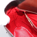 CELINE Shoulder Bag Leather Brown Gold Tone Auth 202143A-19