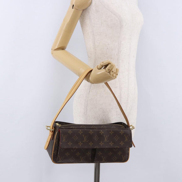 LOUIS VUITTON Monogram Viva Cite MM Shoulder Bag M51164 LV Auth 202149V