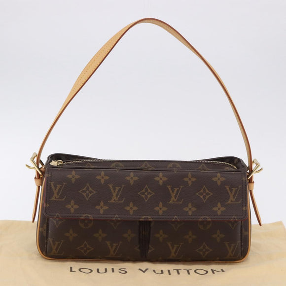 LOUIS VUITTON Monogram Viva Cite MM Shoulder Bag M51164 LV Auth 202149V