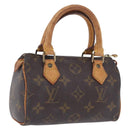 LOUIS VUITTON Monogram Mini Speedy Hand Bag M41534 LV Auth 202151-1