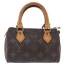 LOUIS VUITTON Monogram Mini Speedy Hand Bag M41534 LV Auth 202151-13